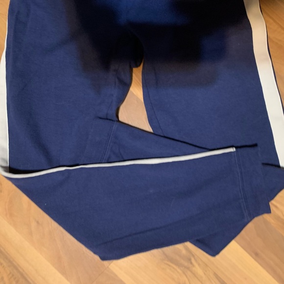 Pair of GAP blue terry joggers w/white stripe down legs. - Picture 13 of 13